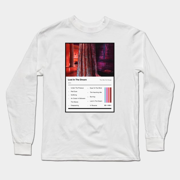 Lost In The Dream Tracklist Long Sleeve T-Shirt by fantanamobay@gmail.com